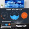 HDMI ra VGA 1080P ra HDMI 4K Audio 3.5mm 20Cm UGREEN 40744