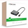 HDMI ra VGA 1080P ra HDMI 4K Audio 3.5mm 20Cm UGREEN 40744