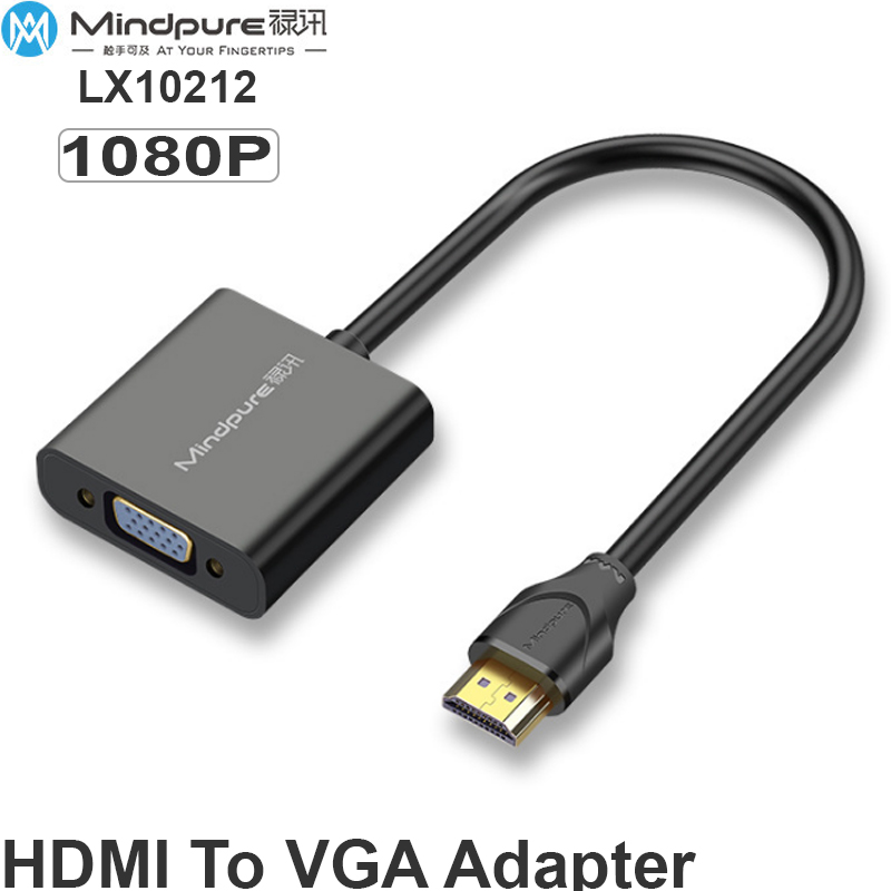 HDMI sang VGA Adapter 25Cm full HD 1080P Mindpure LX10212