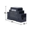 Nguồn DIN công nghiệp 30W 24V 1.5A Meanwell HDR-30-24