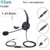 Tai nghe + mic Hion For600 đàm thoại chăm sóc khách hàng chân cắm 3.5mm