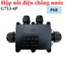 Hộp nối điện ngoài trời chia 2 3 lõi chống nước IP68 dùng cho dây 5-12mm ZX M686-3 G713