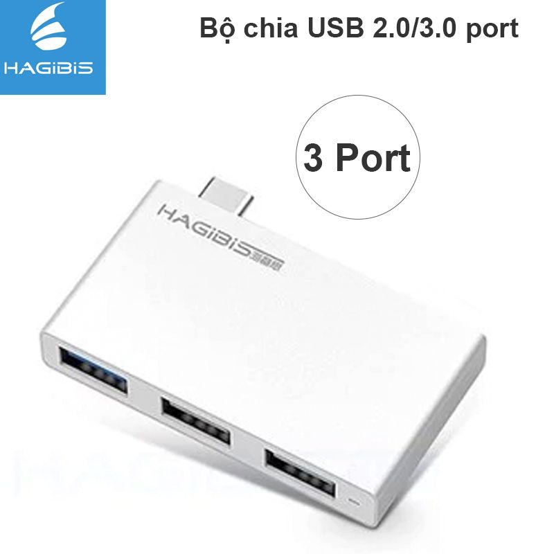 Bộ chia USB+Type C ra 1xUSB 3.0, 2xUSB 2.0 Hagibis