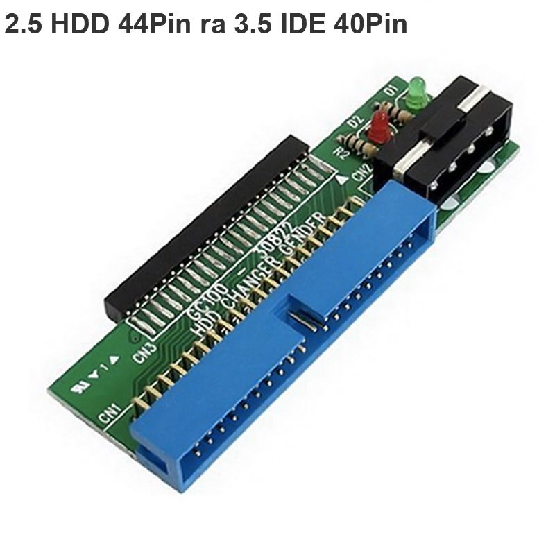 Cạc mạch chuyển IDE ATA 44PIN 2.5 HDD ra 40PIN IDE ATA 3.5 cắm vào PC Máy photocopy