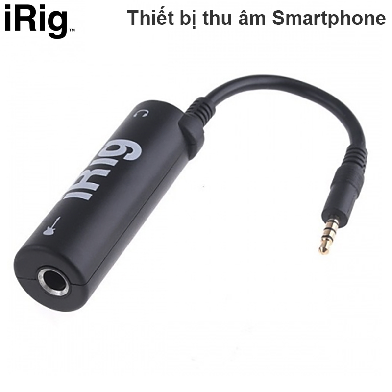 Irig thiết bị thu âm kết nối Guitar cho iPhone iPad Smartphone