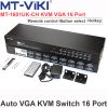 KVM switch VGA 16 cổng - Auto switch KVM 16 cổng VGA MT-VIKI MT-1601UK-CH