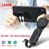  Bộ chia cổng lightning 1 ra 2 cho Iphone Ipad | Cáp chia lightning sạc và nghe nhạc cho Iphone Ipad LXS08 