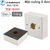 Mặt nạ ổ cắm đơn cho đế âm tường âm sàn Coraon 86A-1W/B