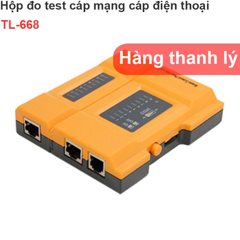 Bộ test dây cáp mạng mạng cáp điện thoại RJ45, RJ11 TL-668