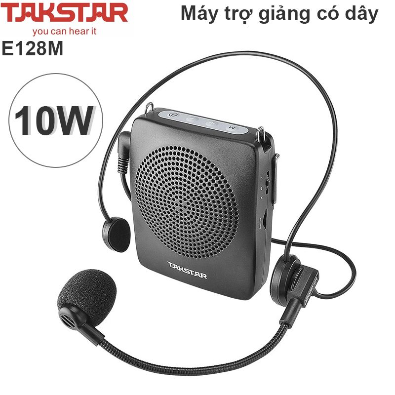  Máy trợ giảng - Micro trợ giảng dạy cho giáo viên 10W Takstar E128 Có dây 