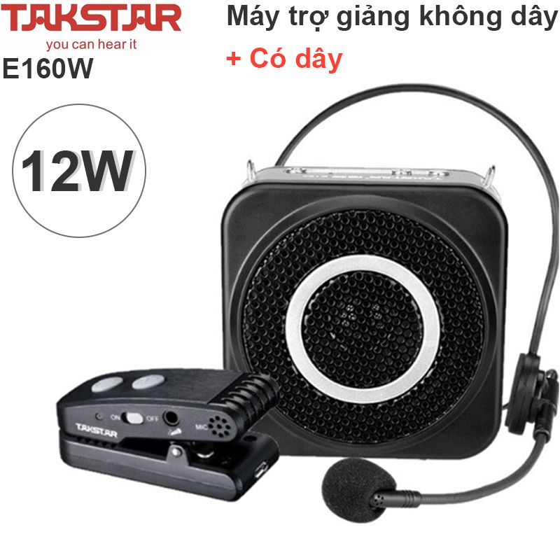 Máy trợ giảng không dây + có dây 12W Takstar E160W