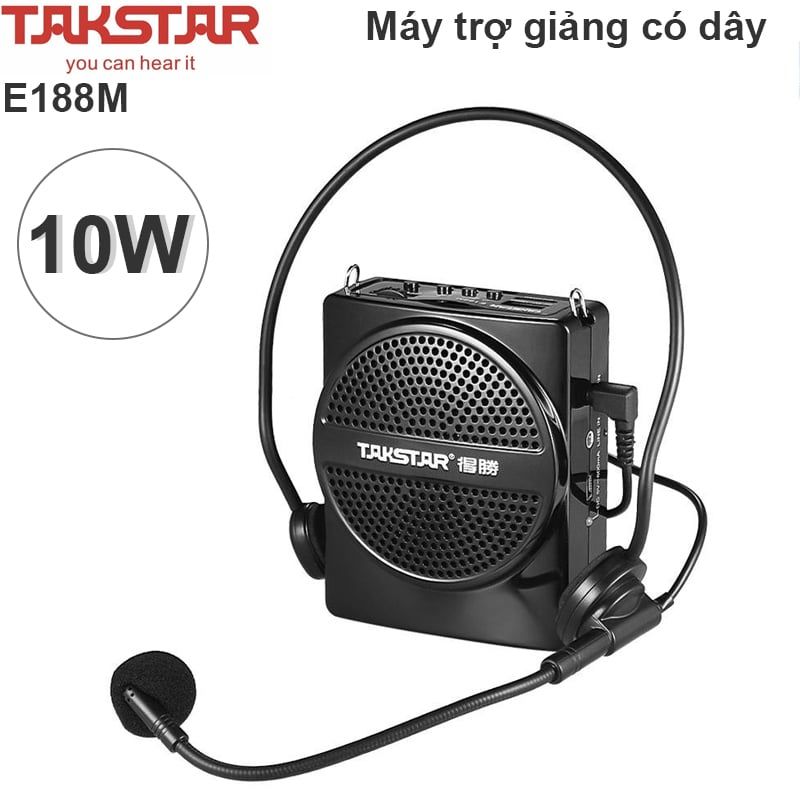 Máy trợ giảng - Loa hỗ trợ giáo viên giảng dạy có dây Takstar 10 watt E188M