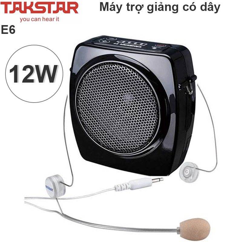 Máy trợ giảng có dây 12W  thời trang Takstar E6 (nhiều màu sắc)