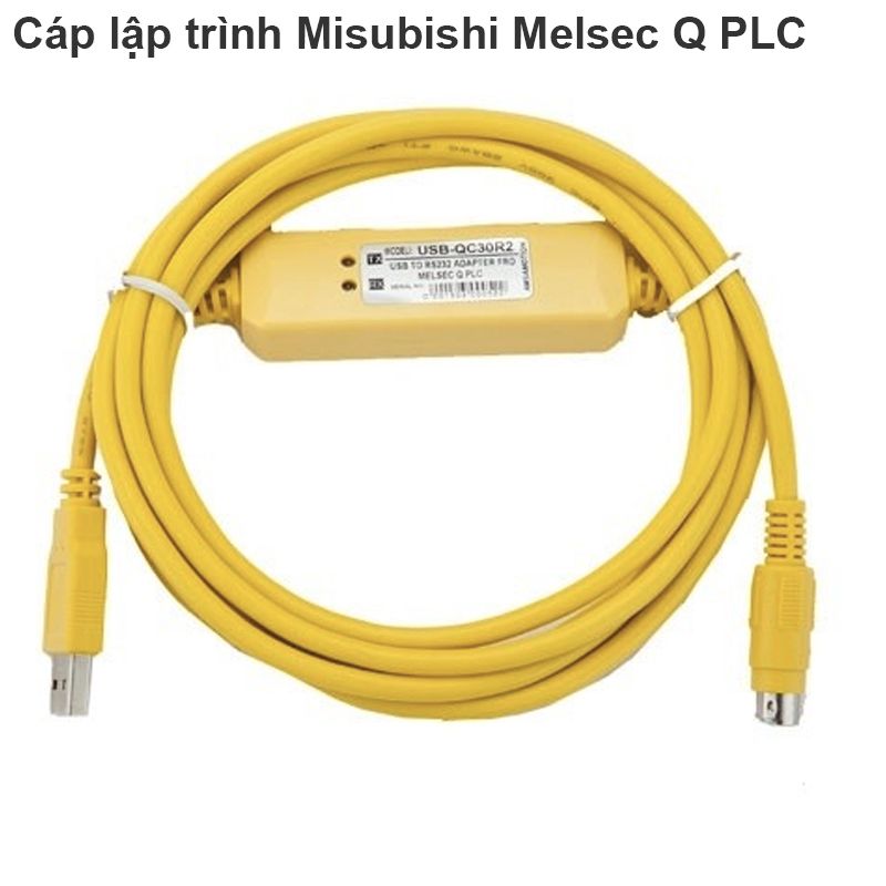 Cáp lập trình Mitsubishi MELSEC Q PLC - QC30R2 USB to RS232 Adapter