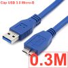 Cáp USB 3.0 AM sang Micro BM cho Ổ cứng di động 0.3M 1.5M 3M 5M