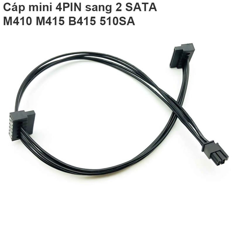 Cáp nguồn mini 4PIN sang 2 SATA cho Lenovo M410 M610 M415