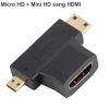 Đầu chuyển đổi Micro HDMI Mini HDMI sang HDMI Female