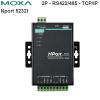 1 port RS232 1 port RS485/422 to ethernet TCP/IP Moxa nport 5230