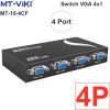 Switch VGA 4 Port - Chuyển mạch 4 CPU ra 1 màn hình MT-VIKI MT-15-4CF