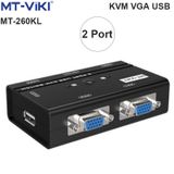  Auto KVM Switch VGA USB 2 port -chuyển mạch 2 CPU ra 1 màn hình VGA kèm cáp MT-VIKI MT-260KL 