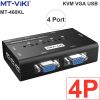 Auto KVM Switch VGA USB 2 port -chuyển mạch 2 CPU ra 1 màn hình VGA kèm cáp MT-VIKI MT-260KL