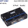 Auto KVM switch VGA USB Audio 3.5mm chuyển mạch tự động 4 CPU ra 1 màn hình MT-VIKI MT-461KL