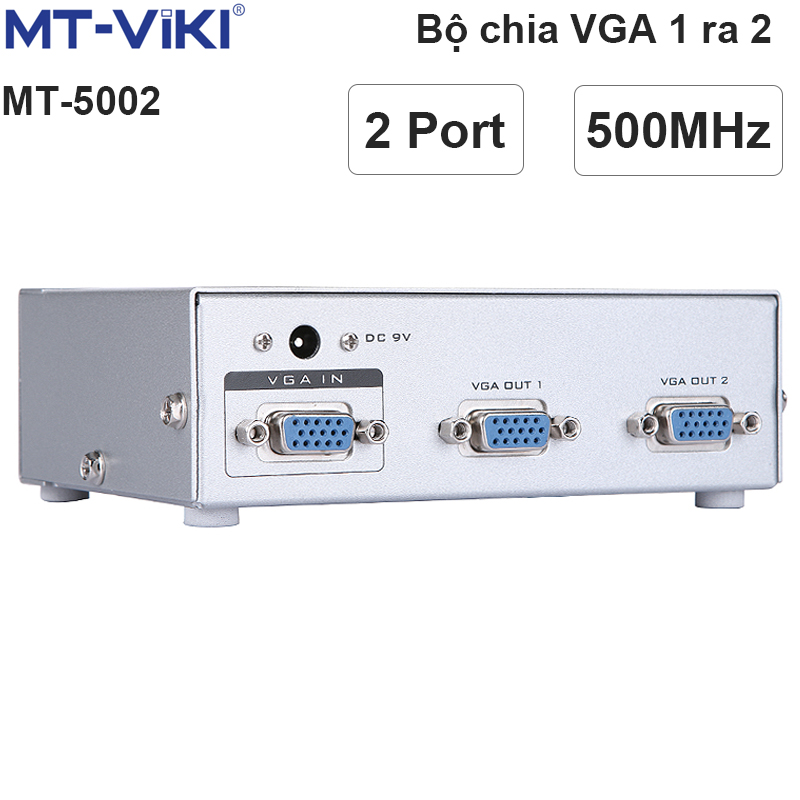 Bộ chia VGA 1 ra 2 500MHz MT-VIKI MT-5002