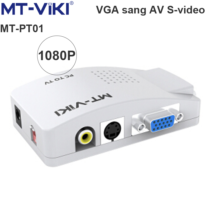 Bộ chuyển đổi VGA sang S-video và AV MT-PT01 MT-VIKI