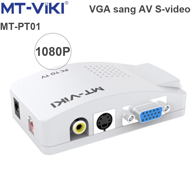 Bộ chuyển đổi VGA sang S-video và AV MT-PT01 MT-VIKI