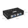 Auto KVM Switch VGA USB 4 port -chuyển mạch 4 CPU ra 1 màn hình VGA kèm cáp MT-VIKI MT-460KL