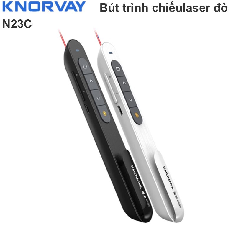 Bút trình chiếu - Bút chỉ laser Knorvay N23C - Kết nối siêu xa 100 mét