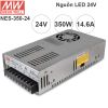 Nguồn LED tổng DC 24V-14.6A MeanWell NES-350-24 có ADJ 25v, 26v, 27v, 28V