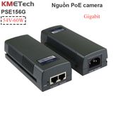  Adapter POE 54V-60W 2 Port(1 Data in+ 1 Data PoE Out), tốc độ 10/100/1000 Gigabit KMEtech PSE156G 