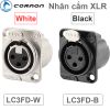 Đầu hàn cổng XLR Female gắn trên tường bảng điều khiển Coraon LC3FD-W LC3FD-B