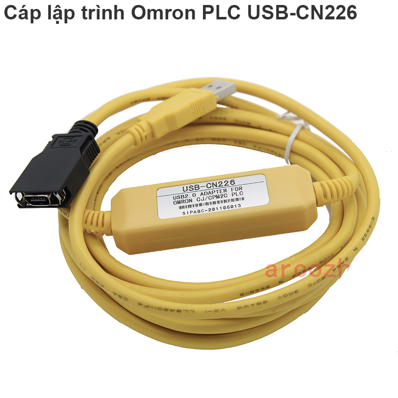 Cáp lập trình Omron PLC USB-CN226 USB to RS232 Adapter for Omron CQM1H/CJ/CS/CPM2C