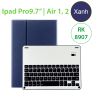 Bao da bàn phím bluetooth cho iPad Pro 9.7 inches iPad Air 1 Air 2 RK8907 màu hồng