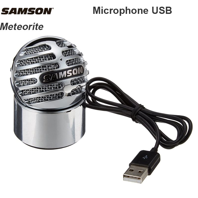 Micro ghi âm  chat voice cho máy tính laptop Samson Meteorite