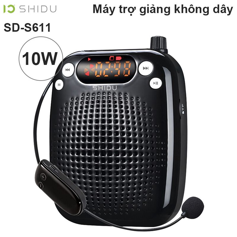  Máy micro trợ giảng Wireless không dây Shidu SD-S611 công suất 10W 