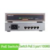 Switch PoE 5 Port (1 Data in+ 4 Data PoE Out) KMETech PSE5416