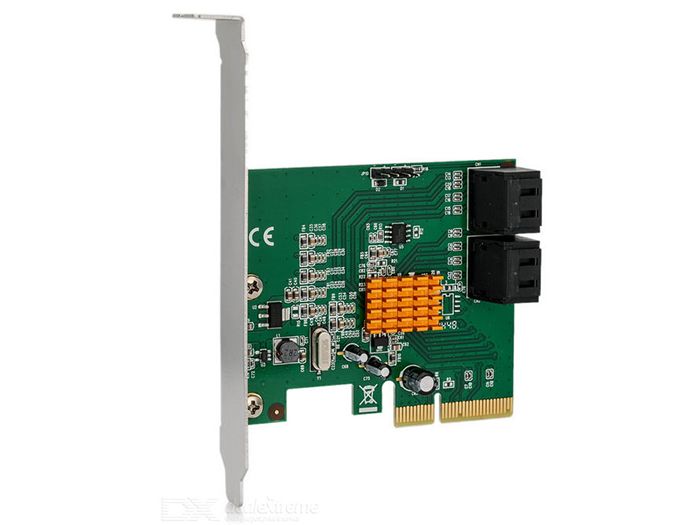 Card PCI-E 1X to SATA III 6Gb 4 Port Syba FG-EST17A, hỗ trợ RAID