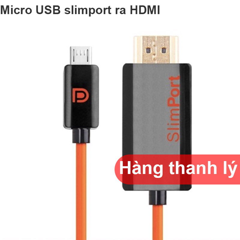 Cáp Micro USB Slimport to HDMI 1.8M dùng cho điện thoại LG Nexus 4 5 7 Pro G2 G3 Pad Asus Fonepad HP Chromebook