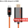 Cáp Micro USB Slimport to HDMI 1.8M dùng cho điện thoại LG Nexus 4 5 7 Pro G2 G3 Pad Asus Fonepad HP Chromebook