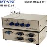 Bộ chuyển mạch Switch RS232 4x1 MT-VIKI MT-RS232-4