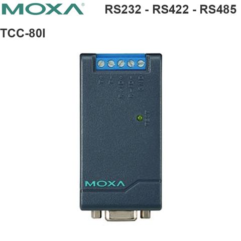 rs232 ra rs422/485 moxa tcc80i