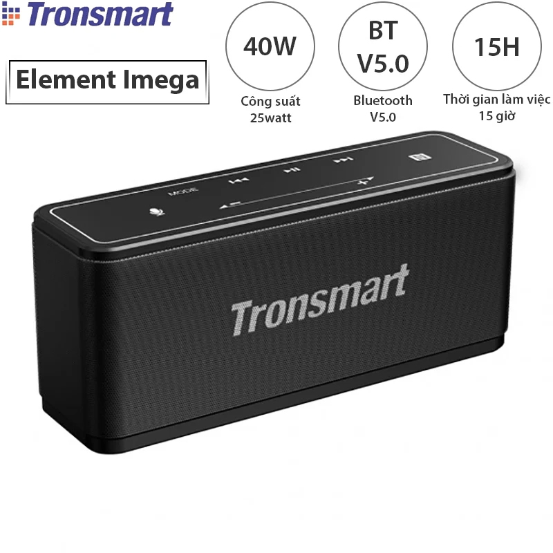 Loa bluetooth 5.0 NFC công suất cao 40W Tronsmart Element Mega