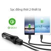 Tẩu sạc nguồn 12V 24V ra 1 port USB 5V-2.4A 1 port USB QC2.0 UGREEN 20757 20758