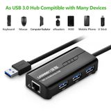  Bộ chia USB 3.0 3 cổng + LAN RJ45 10/100Mbps Ugreen 20266 