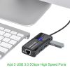 Bộ chia USB 3.0 3 cổng + LAN RJ45 10/100Mbps Ugreen 20266