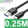 Cáp USB-C 3.0 hỗ trợ sạc nhanh Gen 1 5Gbps UGREEN dài 0.25M | 0.5M | 1M | 1.5M | 2M