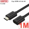 Cáp HDMI, Cáp nối dài 1 đầu đưc 1 đầu cái HDMI UNITEK 0.3M-5M, Cáp HDMI phụ kiện điện tử